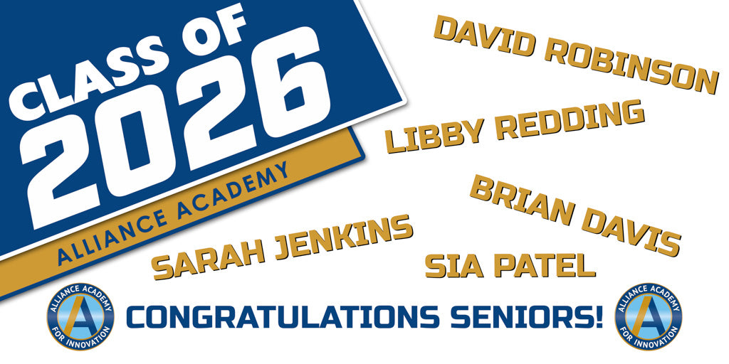 Forsyth County Schools Neighborhood Graduation Banners