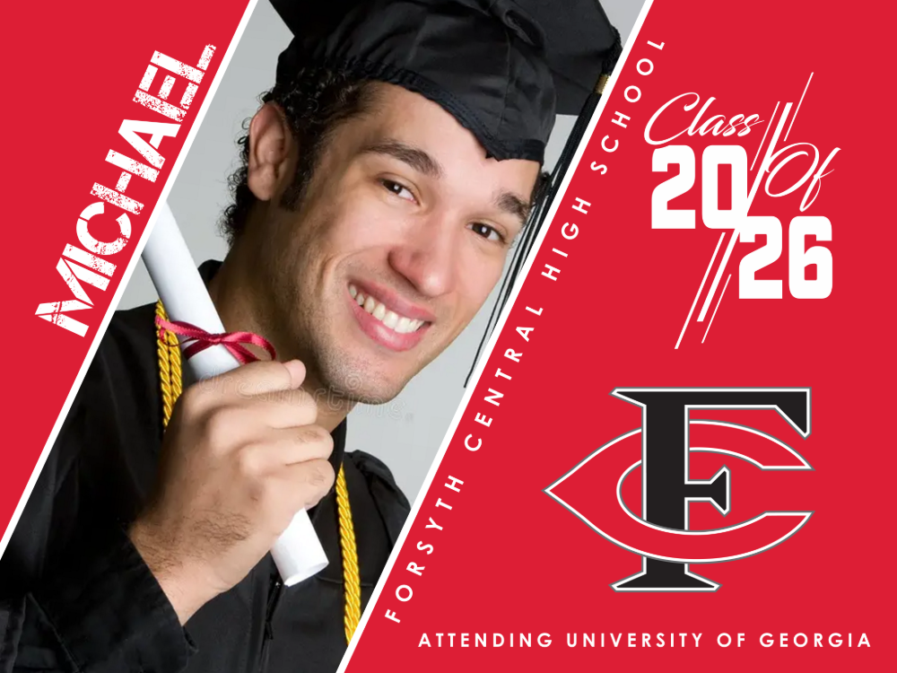 Forsyth Central High School Graduation Yard Sign