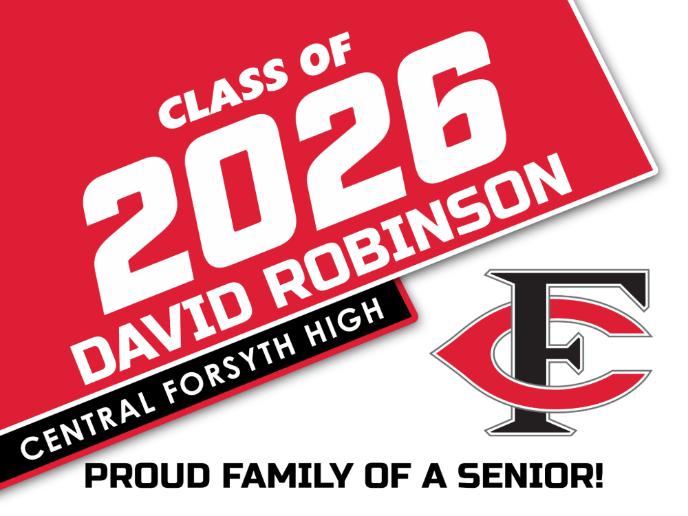 Forsyth Central High School Graduation Yard Sign