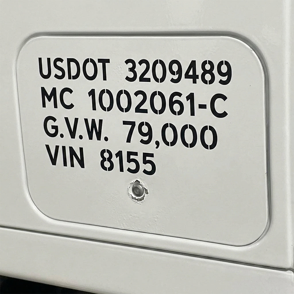 Truck Cab Number Set (Pair)