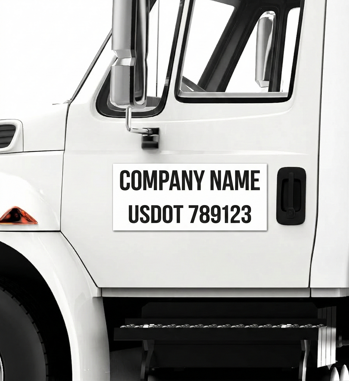 Magnetic Name & DOT Number Panel (Pair)