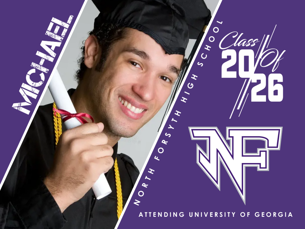 North Forsyth High School Graduation Yard Sign