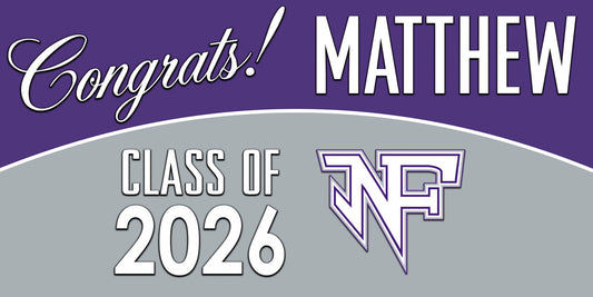 North Forsyth High School Graduation Banner