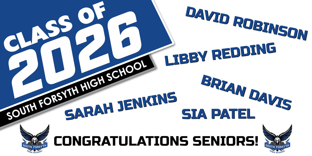 Forsyth County Schools Neighborhood Graduation Banners