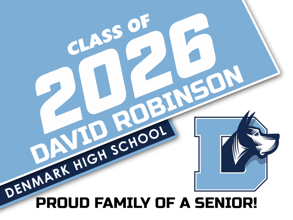Denmark High School Graduation Yard Sign