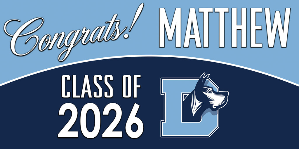 Denmark High School Graduation Banner