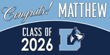 Denmark High School Graduation Banner