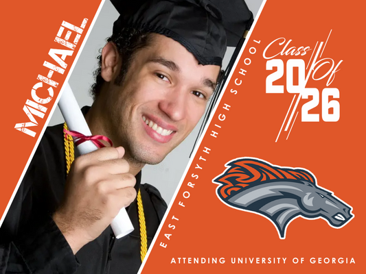 East Forsyth High School Graduation Yard Sign