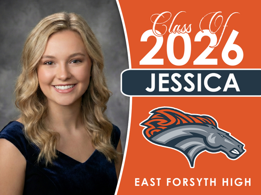 East Forsyth High School Graduation Yard Sign