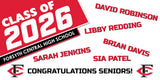 Forsyth County Schools Neighborhood Graduation Banners
