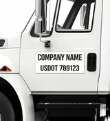 Magnetic Name & DOT Number Panel (Pair)