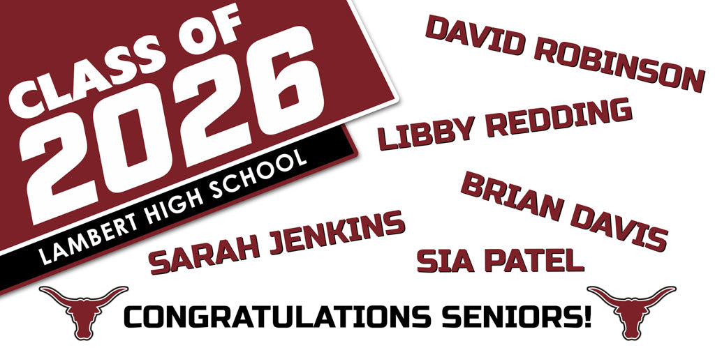 Forsyth County Schools Neighborhood Graduation Banners