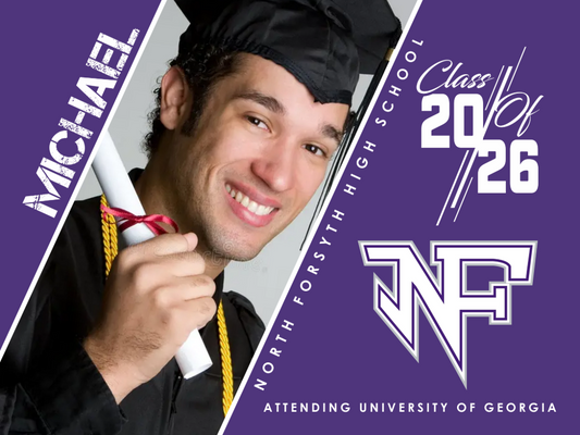 North Forsyth High School Graduation Yard Sign