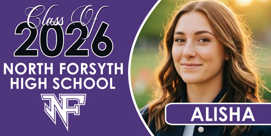 North Forsyth High School Graduation Banner