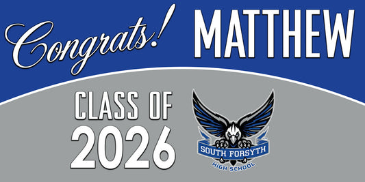South Forsyth High School Graduation Banner