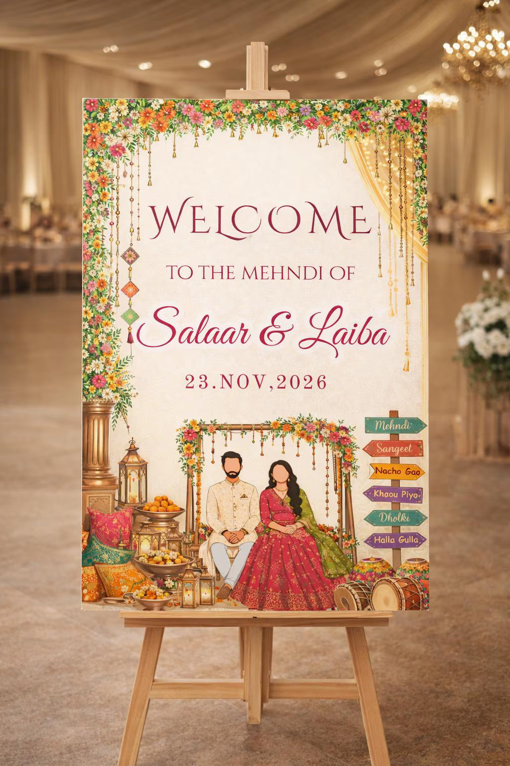Event Welcome Sign 24"x36"