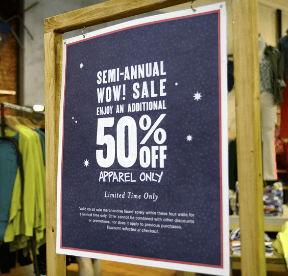 Point of Purchase Signage