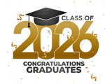 Generic 2026 Graduation Yard Sign