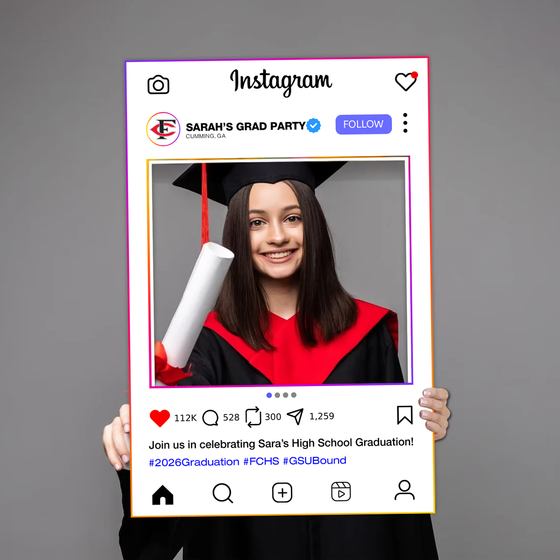 Graduation Party Photo Frame